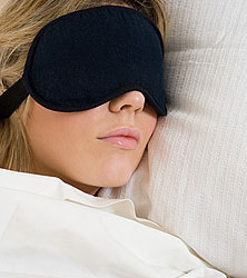 Wearing an Eyemask at Bedtime